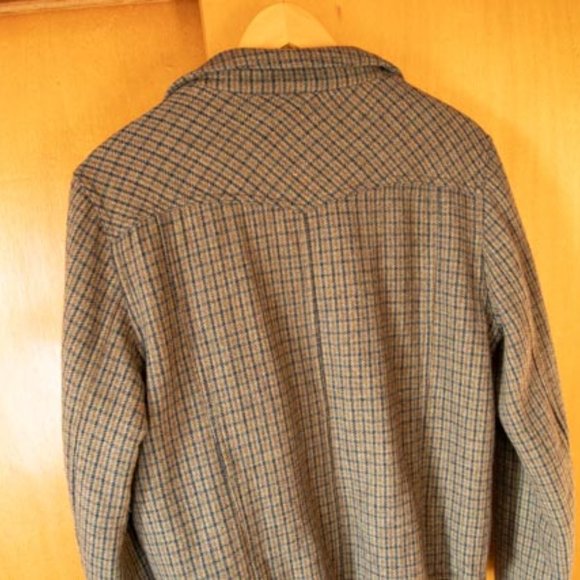 Fink Navy Wool Bomber Jacket mens M - Picture 11 of 11